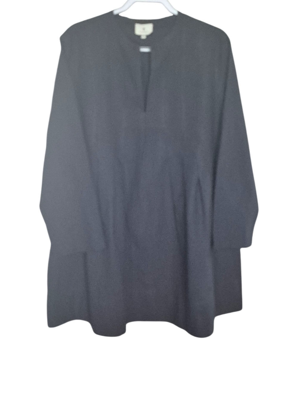 Tuckernuck XXXL Navy Cotton Swing Dress Long Sleeve Minimalist LagonLook Coastal